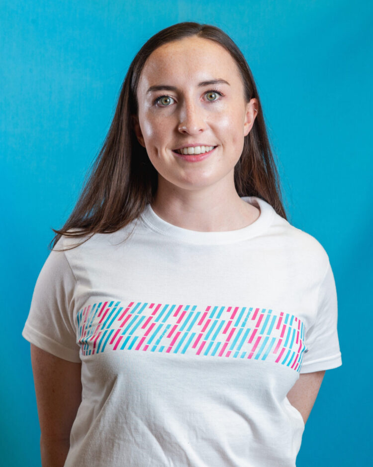 White Patterned T SHirt