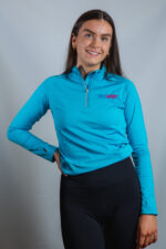 Blue Quarter Zip