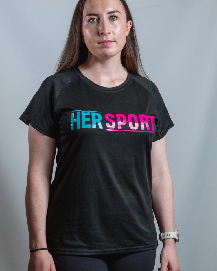 Her Sport Performance T-Shirt - 14, Black