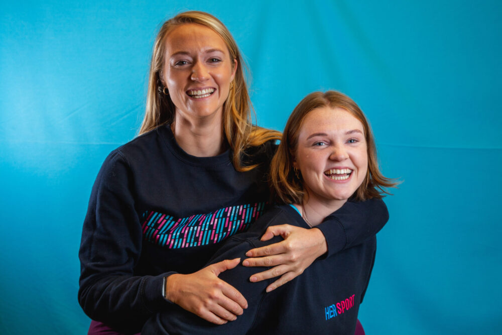 Her Sport Navy Sweater