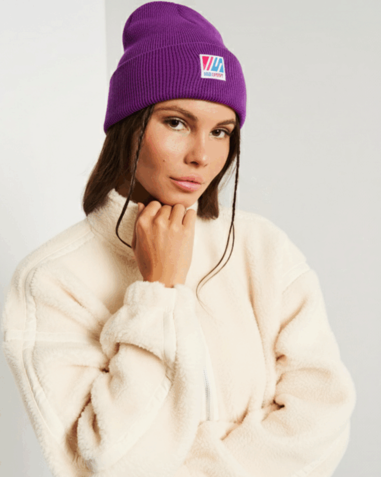 Her Sport Beanie - Purple